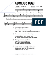 PSAUME, SOOM ET A KIM A TEDU 65 (66) 6ème Dimanche de Pâques A