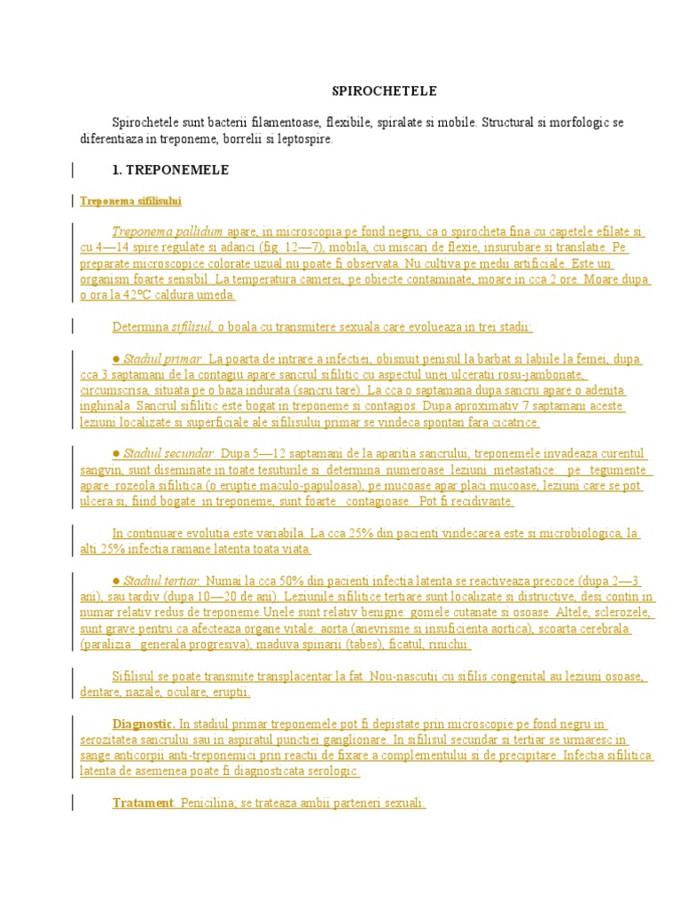 Spirochete Le | PDF