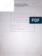 Expt No.7 - Compression Test On M.S and C.I. Specimen