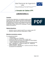 Guía - Laboratorio # 1 - Armado de Cables UTP - REDES DE COMPUTADORAS - 2023