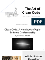 Clean Code: A Handbook of Agile Software Craftsmanship by Uncle Bob, Summary