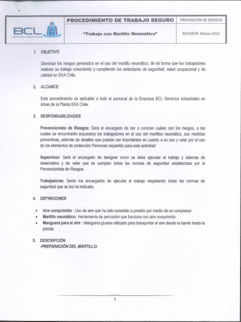 PTS Martillo Neumatico PDF