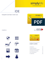Simplylife Cash Back Card User Guide en V2