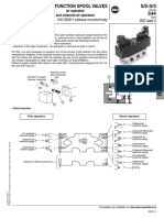 Multifunction Spool Valves 5/2-5/3 544: G3/4-G1 - ISO 5599/1 Subbase-Mounted Body