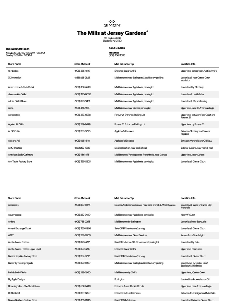 The Mills at Jersey Gardens PDF