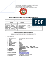 Silabo de Ciencias Naturals y de Ambiente PDF