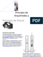 Principios de Arquímedes y Pascal explicados