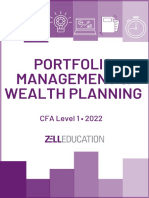 Portfolio Management and Wealth Planning - Cheat Sheet