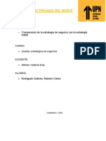 Comparación de La Estrategia de Negocios Con La Estrategia Militar