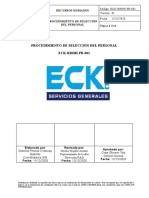 ECK-RRHH-PR-001 Procedimiento de Selección Del Personal
