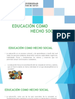 Educacion Como Hecho Social SEMANA 2