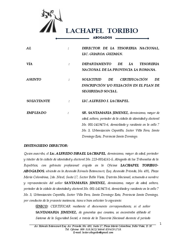 Rectificativa De Tss