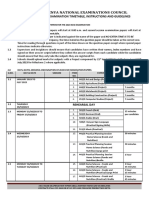 2023 KCSE Timetable Revised.