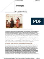 Liturgia y Comunicacion - Musica en La Liturgia