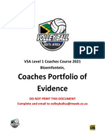 VSA Level 1 Coaches Course 2021 POE 2