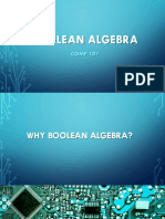Lecture 1 - Laws of Boolean Algebra PDF