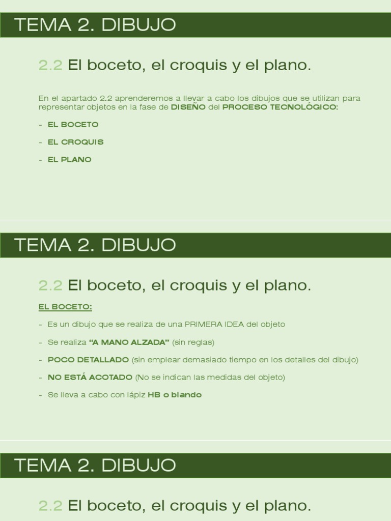 Boceto, Croquis y Plano: Diferencias Clave | PDF