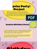 Mai Lien Johnson - Surprise Party - 5517650.0 Surprise Party! Project PDF