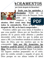 1) LOS SACRAMENTOS - Explicados Por Jesus Despues de Resucitar - PDF