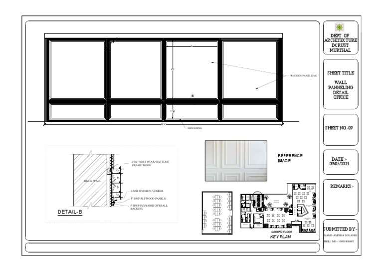 Office Wall Paneling Details | PDF | Building Engineering | Local ...