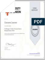 Coursera CERTIFICATE