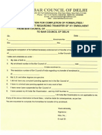 Endorsement Regarding Transfer of Enrollment PDF