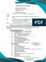 Carta N°006-2022-Sup-Cca-Mdjmq-1 Informe Mensual Indice