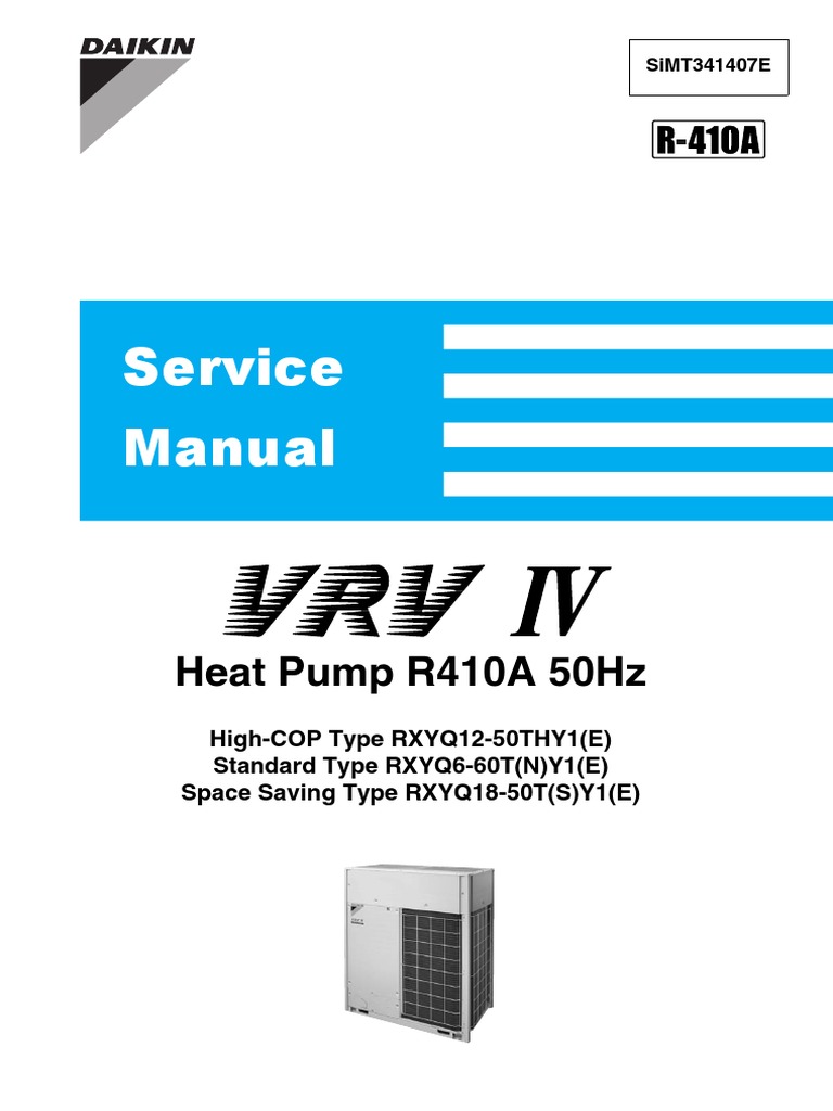 VRV4 Heat Pump Service Manual PDF PDF Electrical Wiring