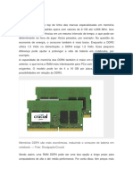 Memória DDR4 e DDR5