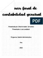Examen Final de Contabilidad General PDF