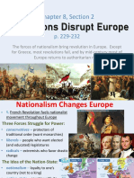 Nationalism and Revolution Disrupt Europe