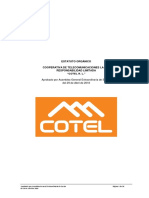 Estatuto Cotel R. L. Homologado Por Afcoop PDF