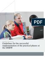 DHBW Guidelines For Practical Training Phases