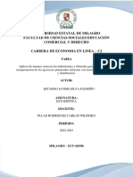 Tarea de Estadistica Subir PDF