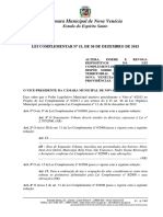 Lei Complementar 13 2013 Altera LC 06 2018 Ordenamento Territorial PDF