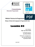 Técnicas de Programación - Leccion 03 PDF