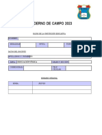 Cuaderno9 de Campo 2023