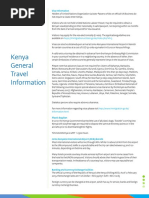 Kenya General Travel Information 