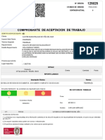 Comprobante de Aceptacion de Trabajo