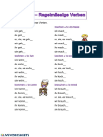 Regelmäßige Verben PDF
