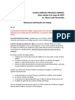 Clinica Derecho Procesal Laboral Clases