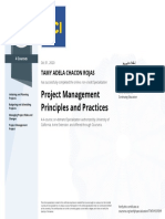 Especialización Project Management Principles and Practices PDF