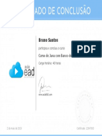 Certificado Java Com Banco de Dados