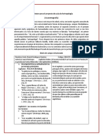 Plan Lector para El Proyecto de Aula de Antropología KR