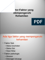 Faktor-Faktor Yang Mempengaruhi Kehamilan