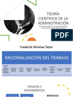 Teoría Cientifica de La Administración