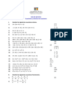 Guía Ecuaciones, Sistemas y Problemas