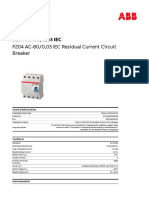 F204 AC-80/0,03 IEC Residual Current Circuit Breaker