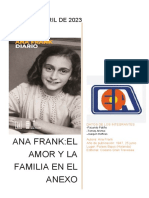 El amor y la familia en el anexo según el diario de Ana Frank