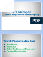 K9 Teknik Pengambilan Data-Sampling1